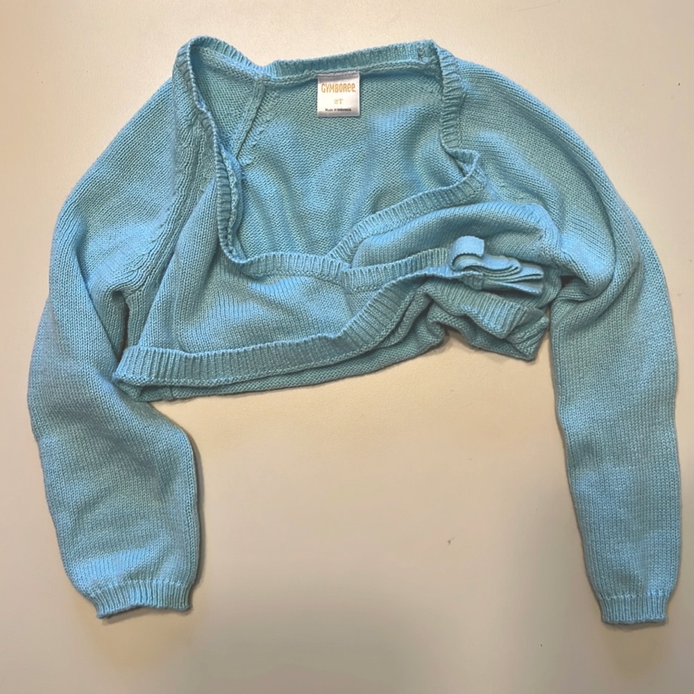 Gymboree toddler cut off sweater